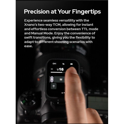 Godox X3-F Xnano F Touchscreen TTL bežični okidač za Fuji - 7